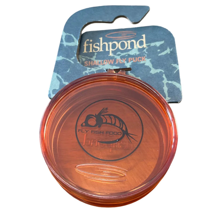 Fly Fish Food "FFF" Logo - Shallow Fly Puck - Ember - Fly Boxes - Fly Fish Food