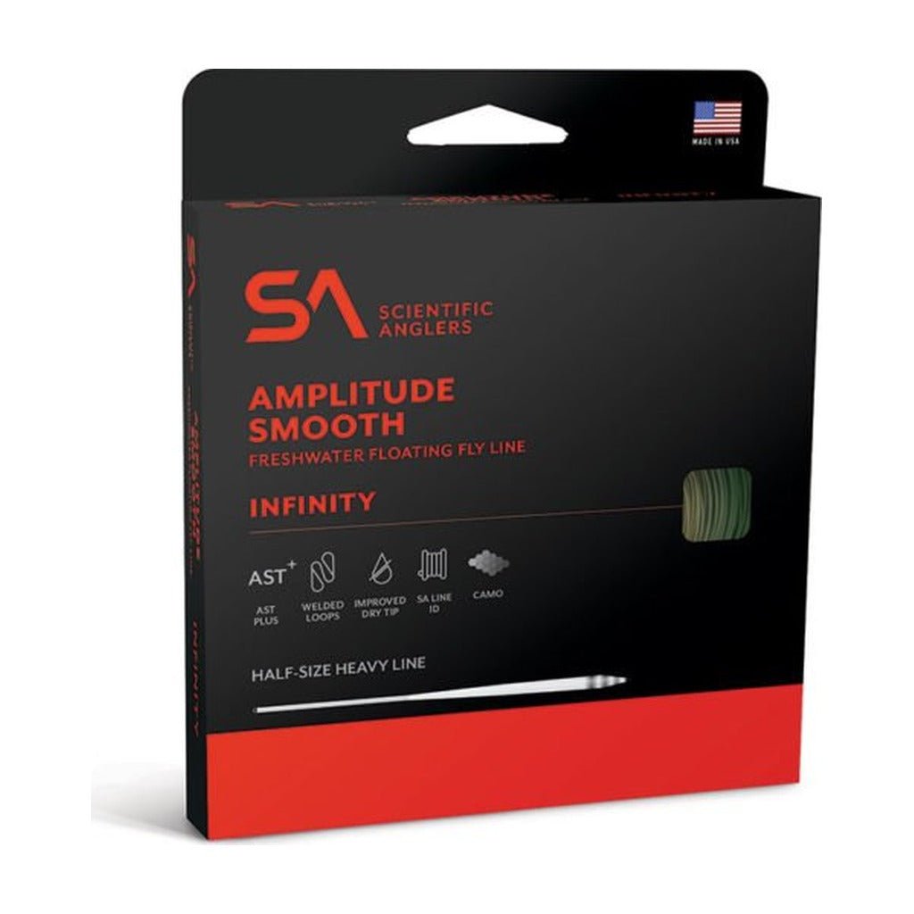 Scientific Anglers Amplitude Smooth Infinity Taper Fly Line - Camo - Fly Lines - Fly Fish Food