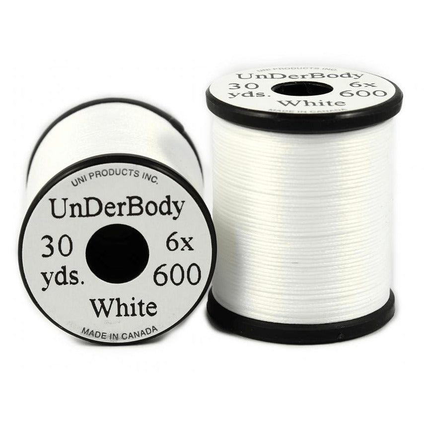 UNI UnDerBody White - Thread - Fly Fish Food