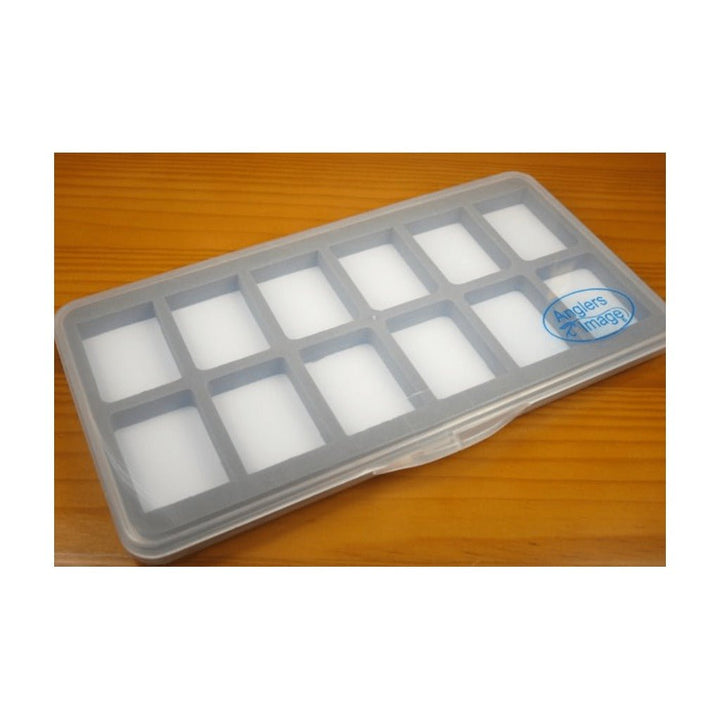Ultra - Thin Large Fly Box 12 Comp Magnetic - Fly Boxes - Fly Fish Food