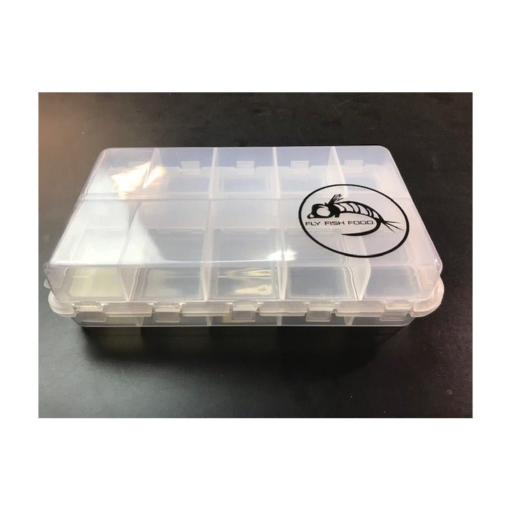 Fly Fish Food Twenty Compartment Clear Poly Fly Box - Fly Boxes - Fly Fish Food
