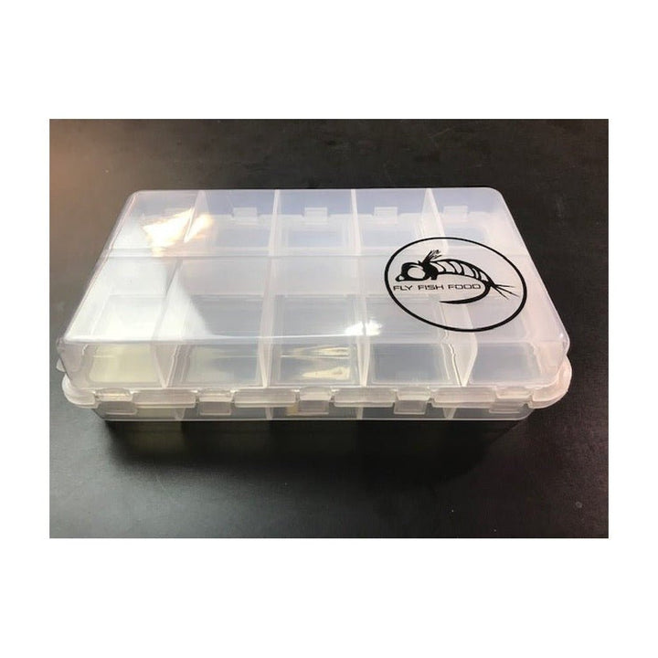 Fly Fish Food Twenty Compartment Clear Poly Fly Box - Fly Boxes - Fly Fish Food
