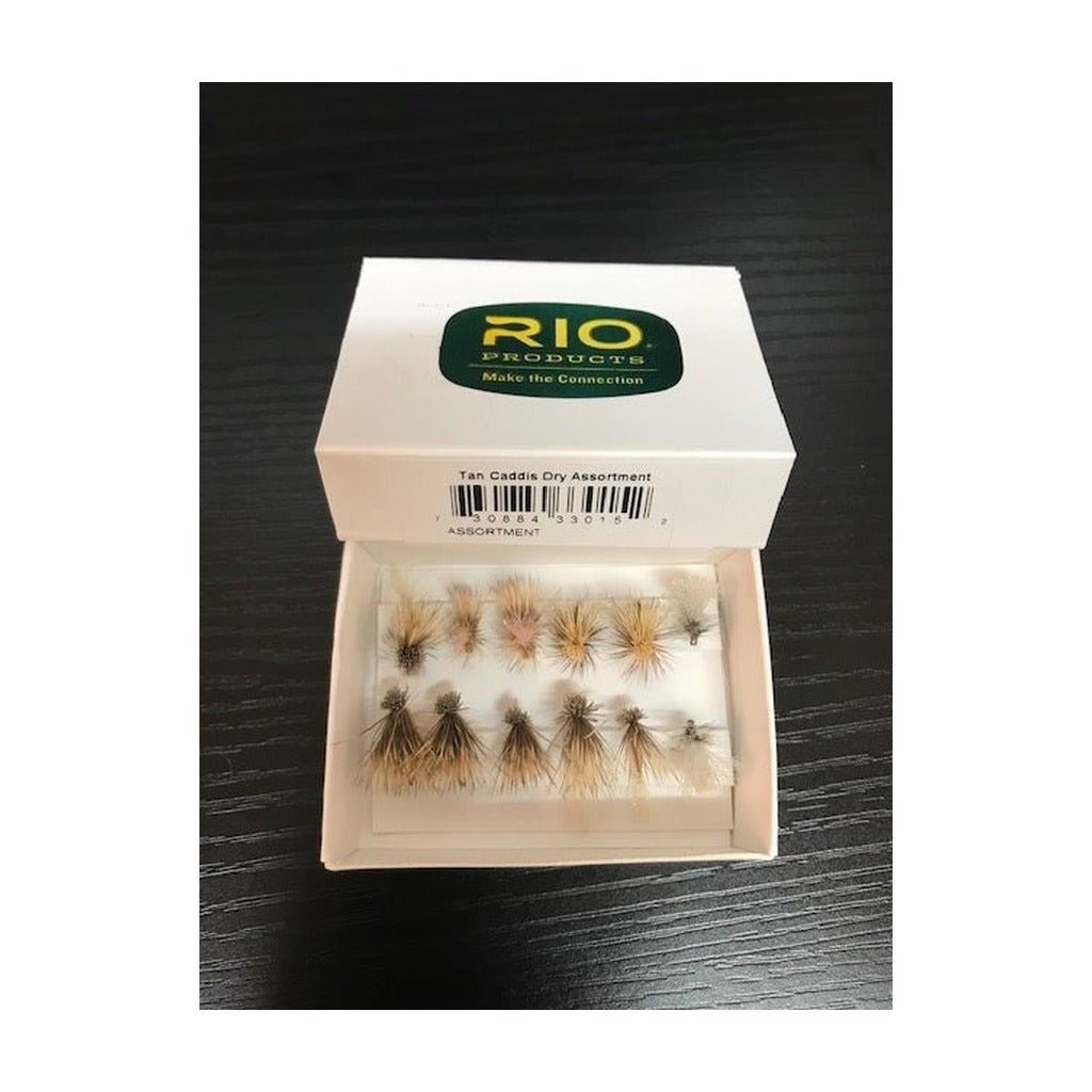 RIO Tan Caddis Dry Fly Assortment - Flies - Fly Fish Food