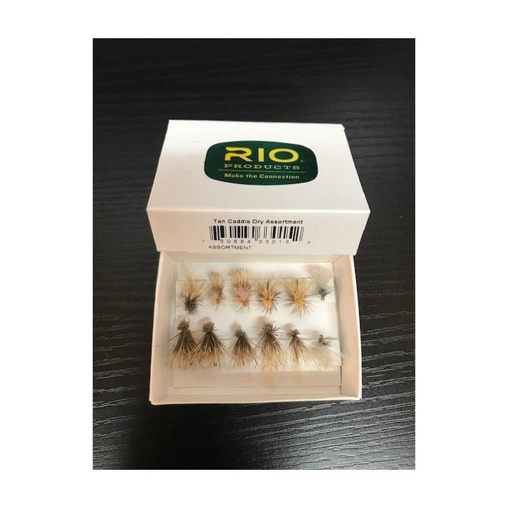 RIO Tan Caddis Dry Fly Assortment - Flies - Fly Fish Food