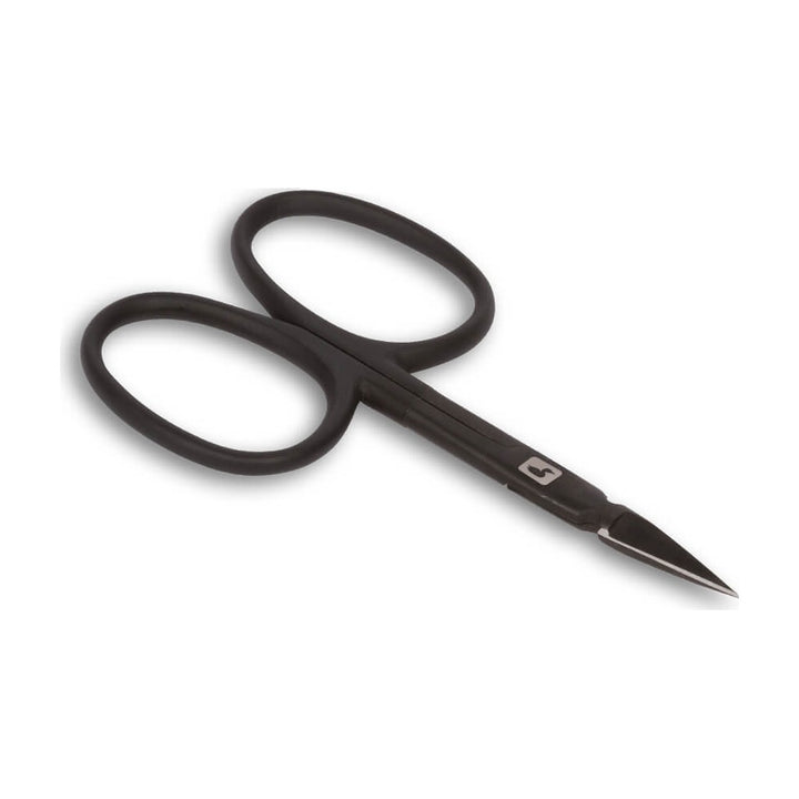 Loon Ergo Arrow Point Scissors 3.5" - Black - Tying Tools - Fly Fish Food