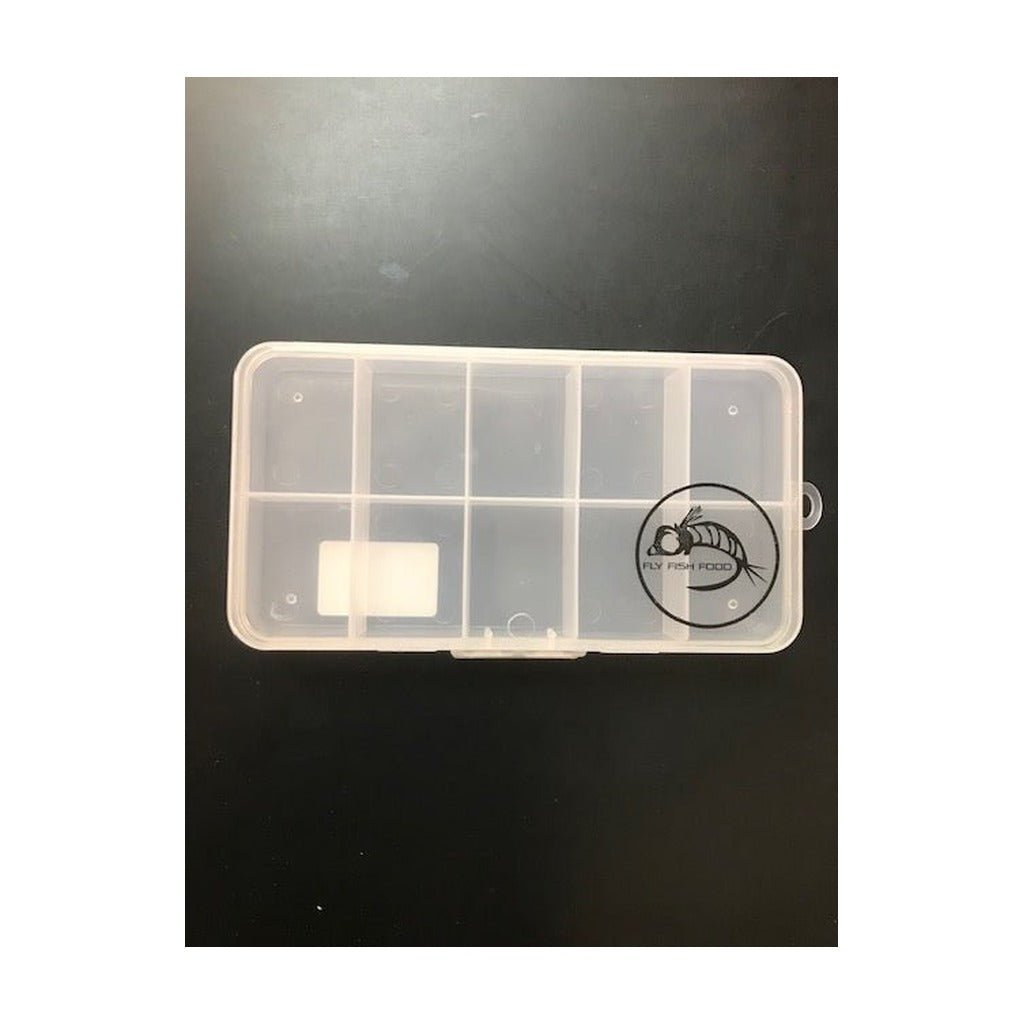 Large 10 Compartment Clear Snap Lid Fly Box - Fly Boxes - Fly Fish Food