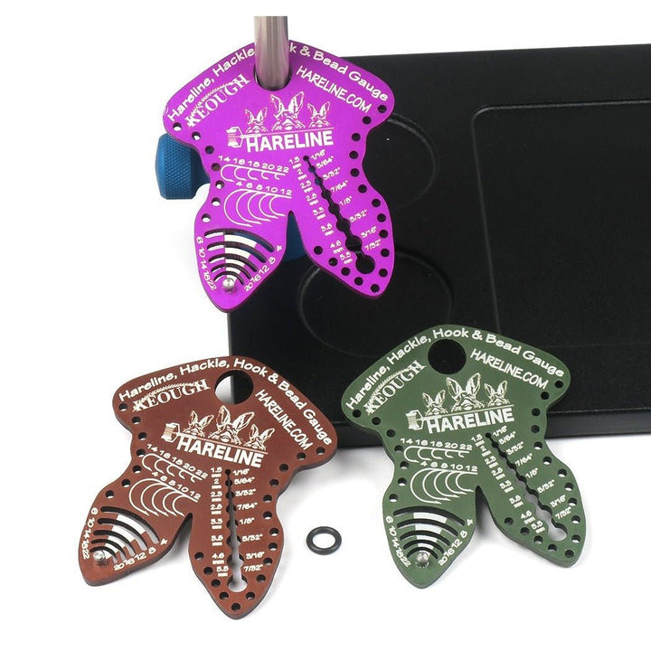 Hareline Hackle, Hook &amp; Bead Gauge - Fly Tying Accessories - Fly Fish Food