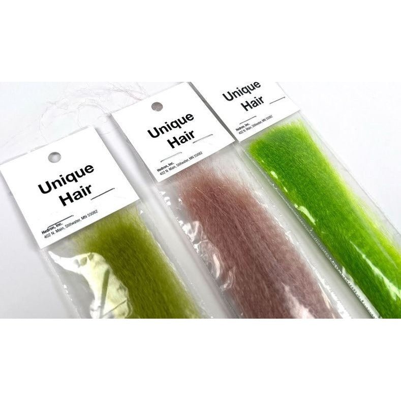 Hareline Unique Hair - Synthetic Fibers &amp; Flash - Fly Fish Food