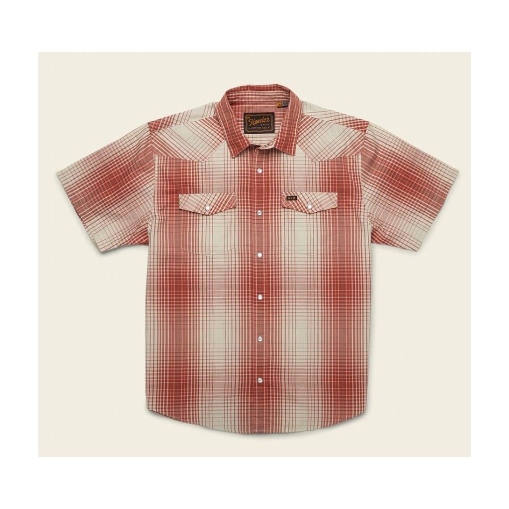 Howler Bros. H Bar B Snapshirt Roberts Plaid - Mars Red - Apparel - Fly Fish Food