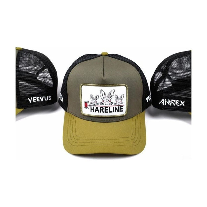Hareline Logo Trucker Cap - Hats - Fly Fish Food