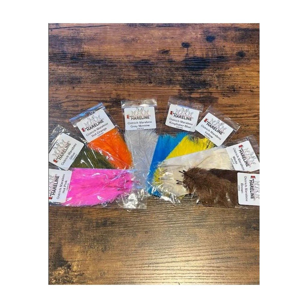 Ostrich Marabou - Feathers & Marabou - Fly Fish Food