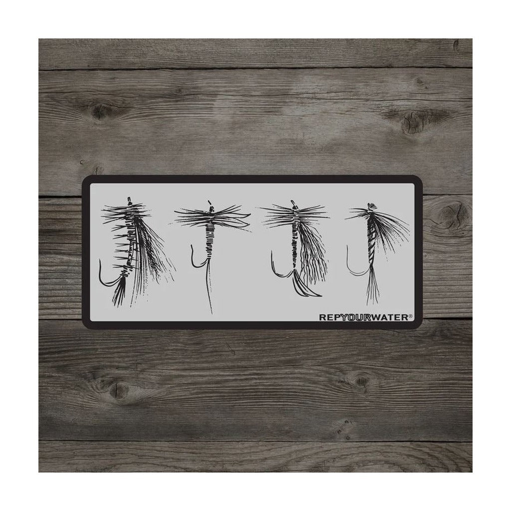 Rep Your Water - Trout Ties Sticker - Stickers - Fly Fish Food