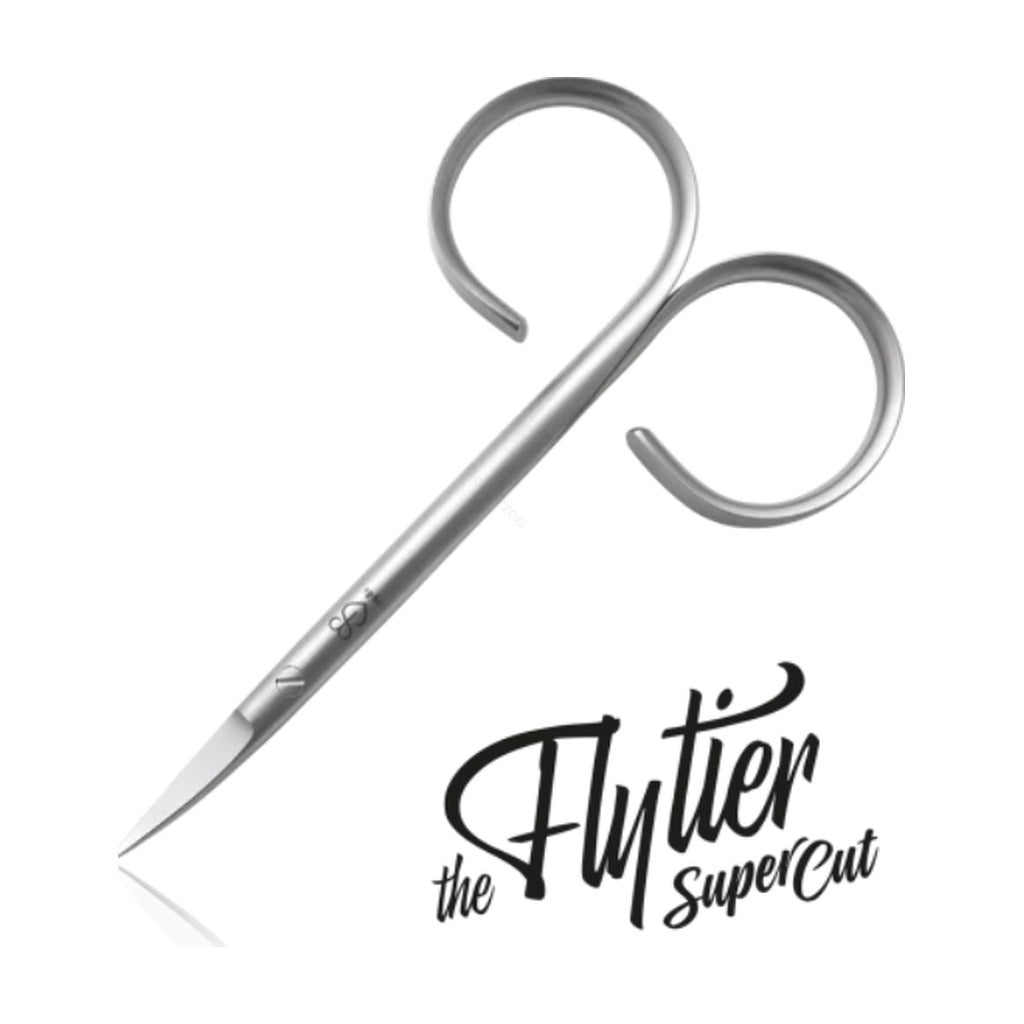 Renomed - Fly Tying Scissors - The FlyTier Curved - Fly Tying Accessories - Fly Fish Food