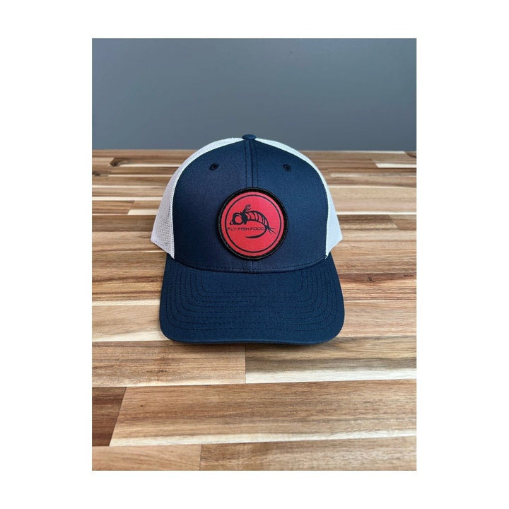 Fly Fish Food Logo Hat - Navy and White - Hats - Fly Fish Food