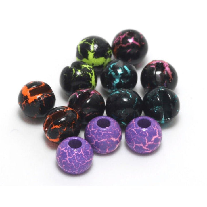 Hareline Slotted Tungsten Beads - Crackle - Beads - Fly Fish Food