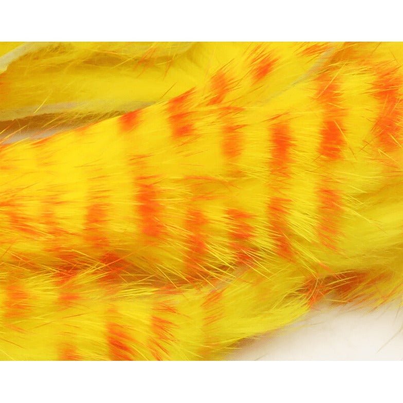 Red Barred Magnum Rabbit Strips - Hair & Fur - Fly Fish Food