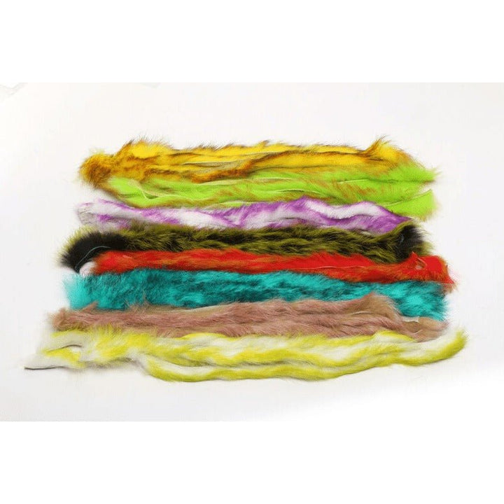 Polychrome Rabbit Strips - Hair &amp; Fur - Fly Fish Food