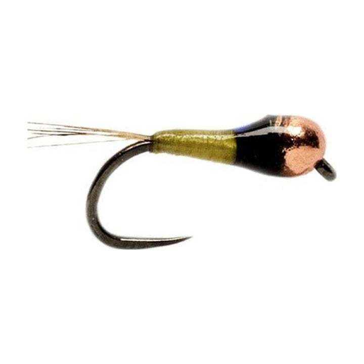 Micro Perdigon Flashback Olive Barbless - Flies - Fly Fish Food
