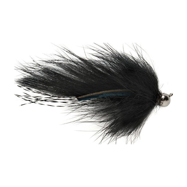 Tactical Jig Zonker Black Barbless - Flies - Fly Fish Food