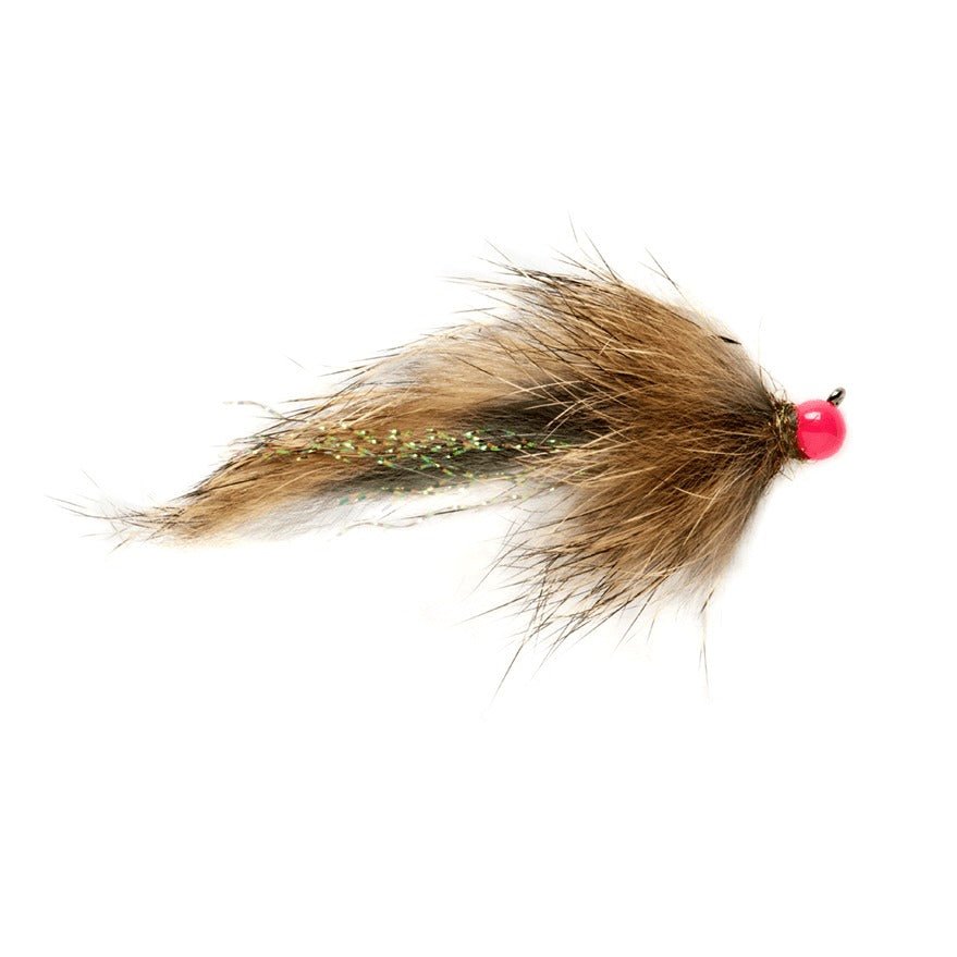 Tactical Hot Head Jig Zonker Natural Barbless - Flies - Fly Fish Food