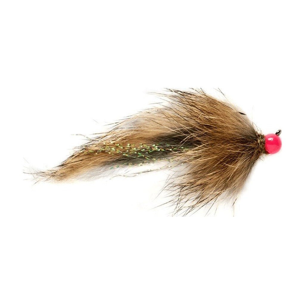Tactical Hot Head Jig Zonker Natural Barbless - Flies - Fly Fish Food