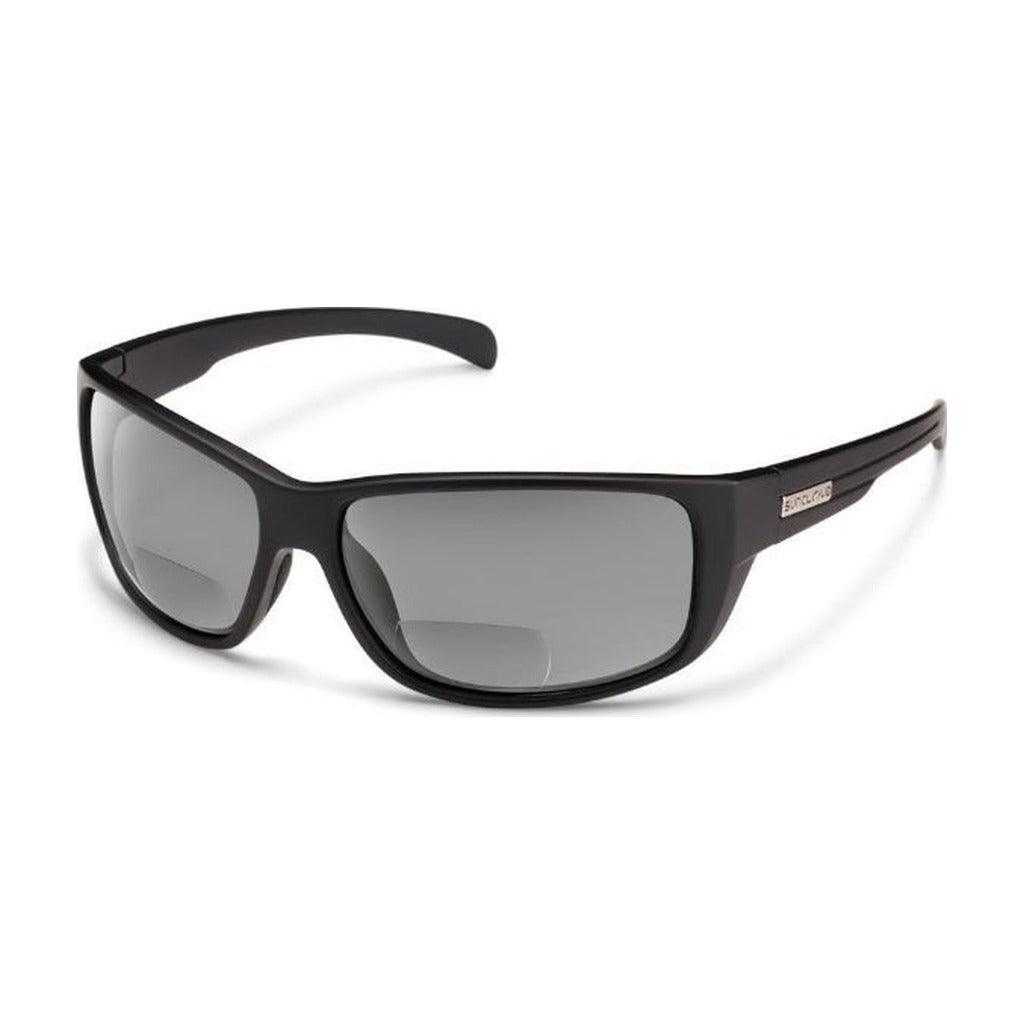 Suncloud Milestone Reader - Matte Black - Polarized Gray +2.50 - Sunglasses - Fly Fish Food
