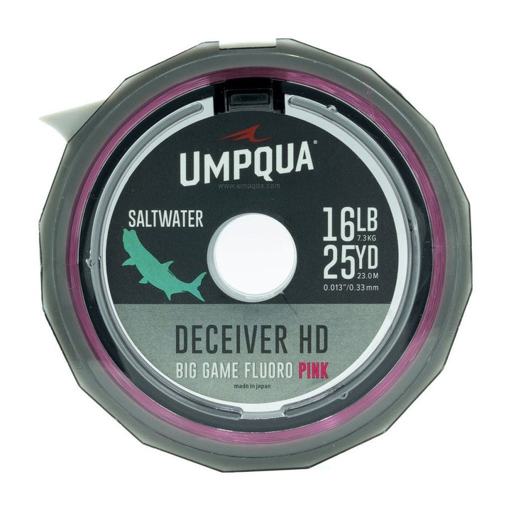 Umpqua - Deceiver HD Big Game Fluorocarbon Tippet - Pink - Tippet, Leader &amp; Accessories - Fly Fish Food