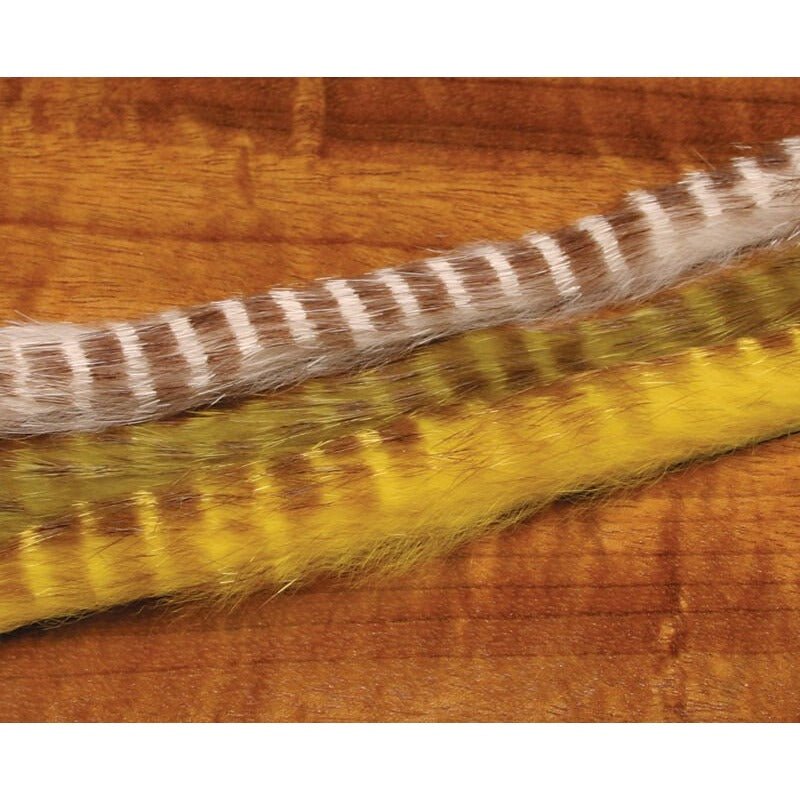 Brown Barred Rabbit Strips - Hair &amp; Fur - Fly Fish Food