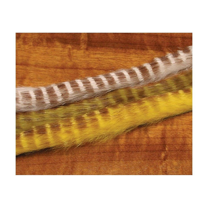 Brown Barred Rabbit Strips - Hair &amp; Fur - Fly Fish Food
