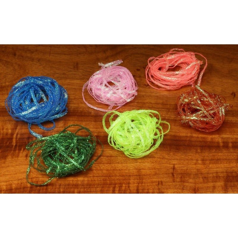 Flat Diamond Braid - Synthetic Fibers &amp; Flash - Fly Fish Food