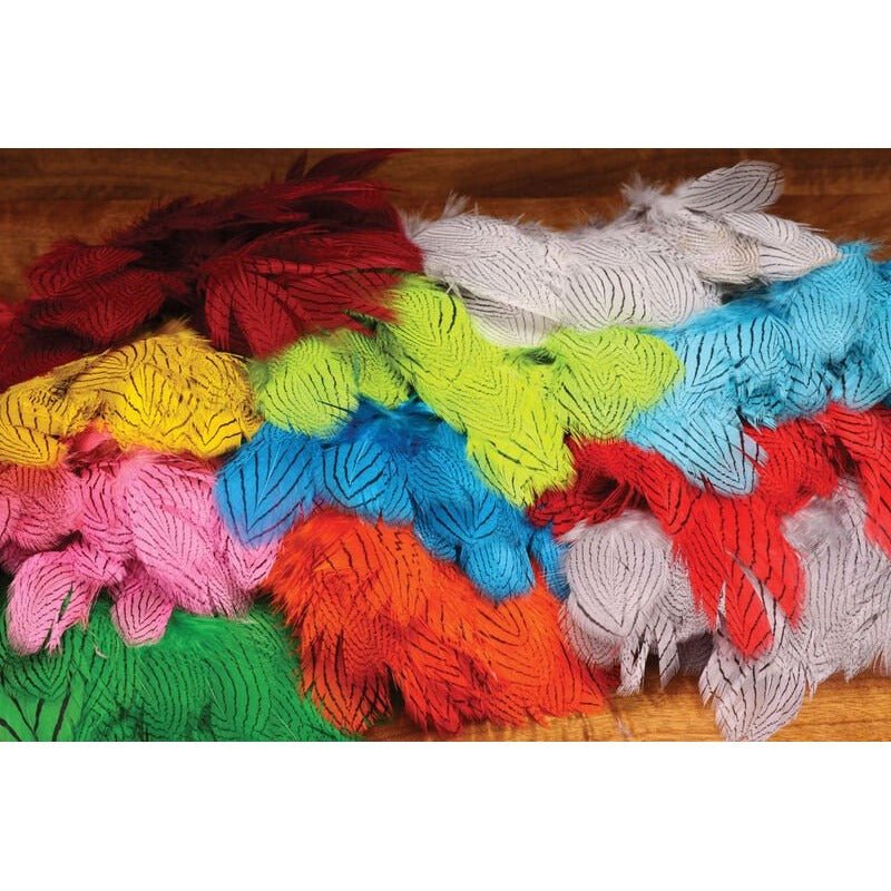 Silver Pheasant Body Feathers - Feathers & Marabou - Fly Fish Food