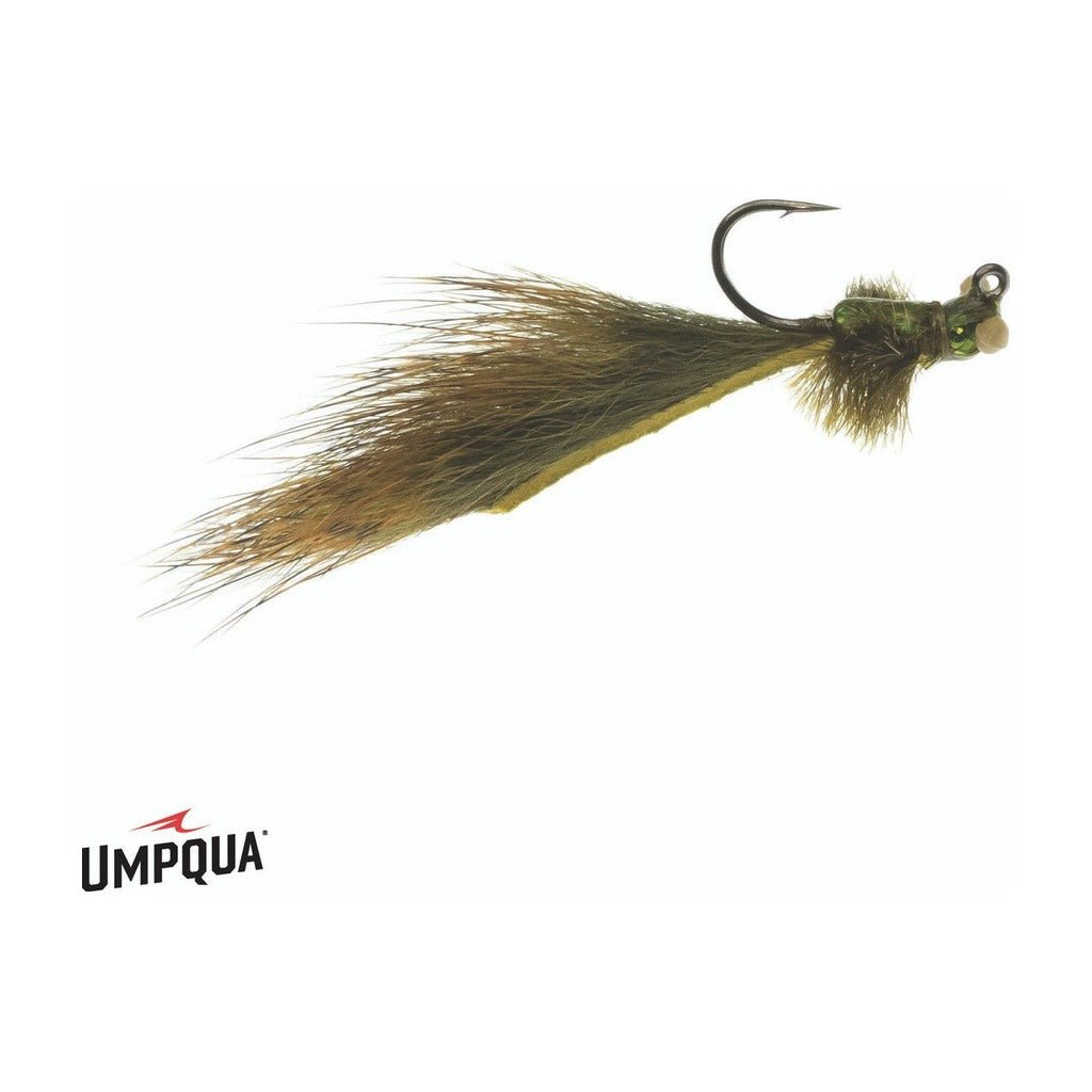 Mini Leech Jig Damsel - Olive - Flies - Fly Fish Food