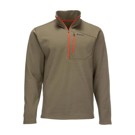 Simms Men's Thermal 1/4 Midlayer Zip Top - Apparel - Fly Fish Food