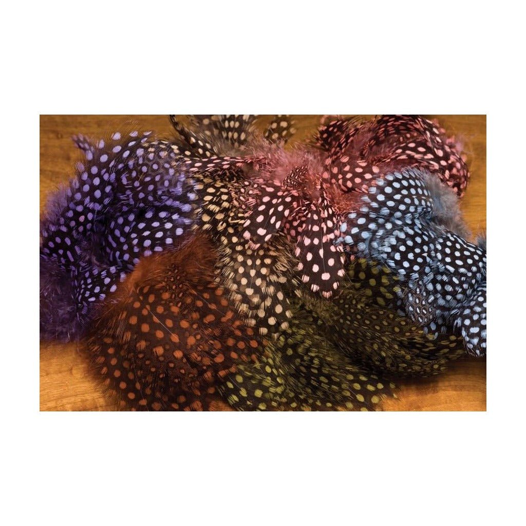 Strung Guinea Feathers - Feathers &amp; Marabou - Fly Fish Food