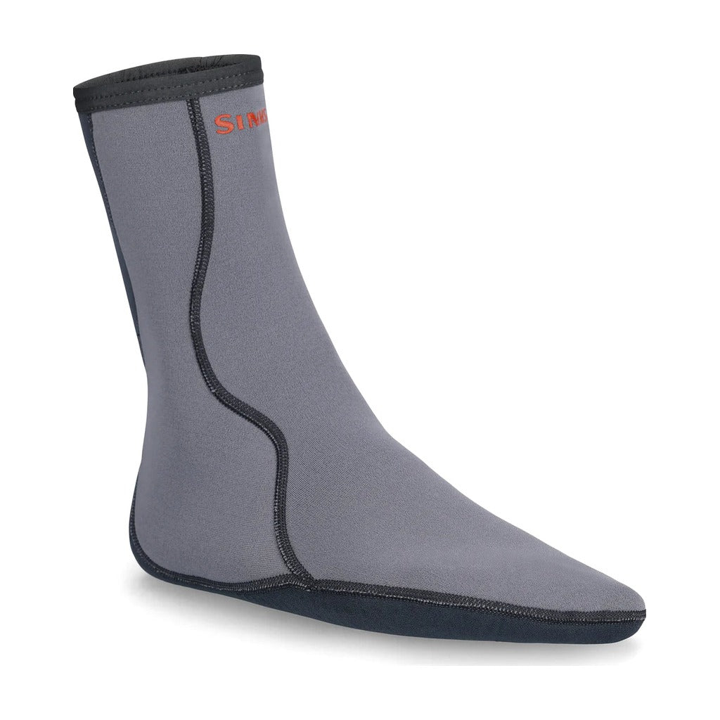 Simms - Neoprene Wading Socks - Steel - Wading Accessories - Fly Fish Food