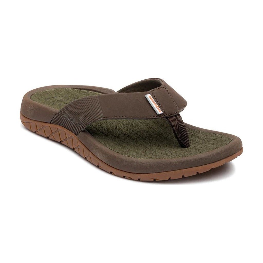 Grundens Fishfinder Sandal - Dark Brown - Footwear - Fly Fish Food
