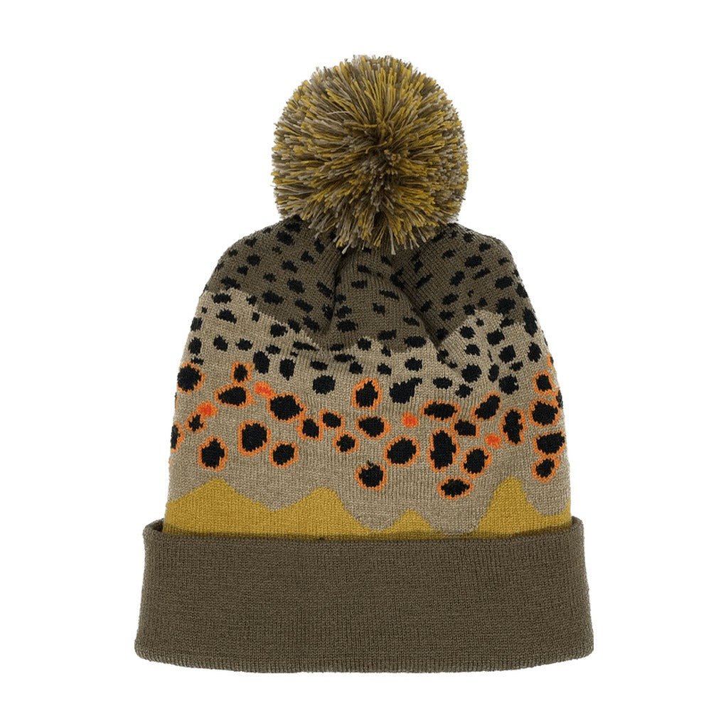 RepYourWater Brown Trout Skin Knit Hat - Hats - Fly Fish Food