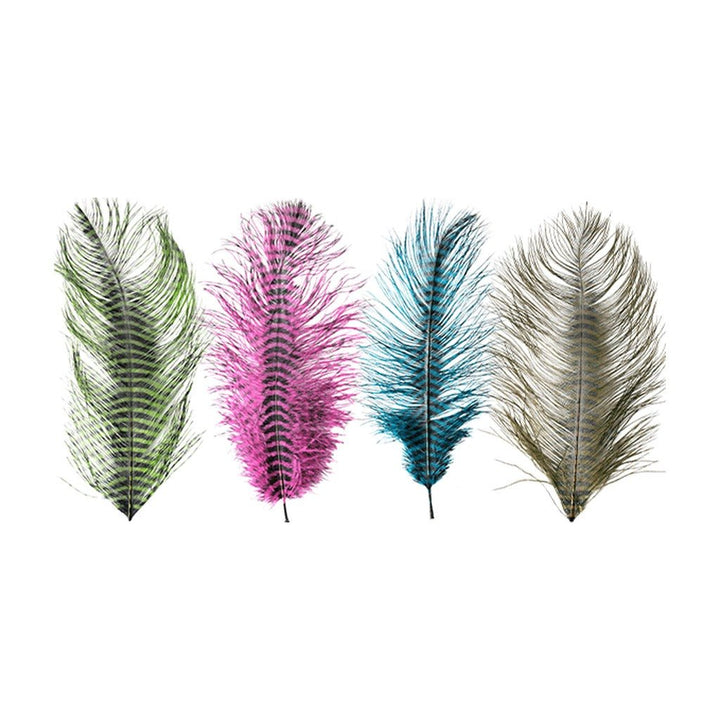 MFC - Barred Ostrich Plume - Feathers &amp; Marabou - Fly Fish Food