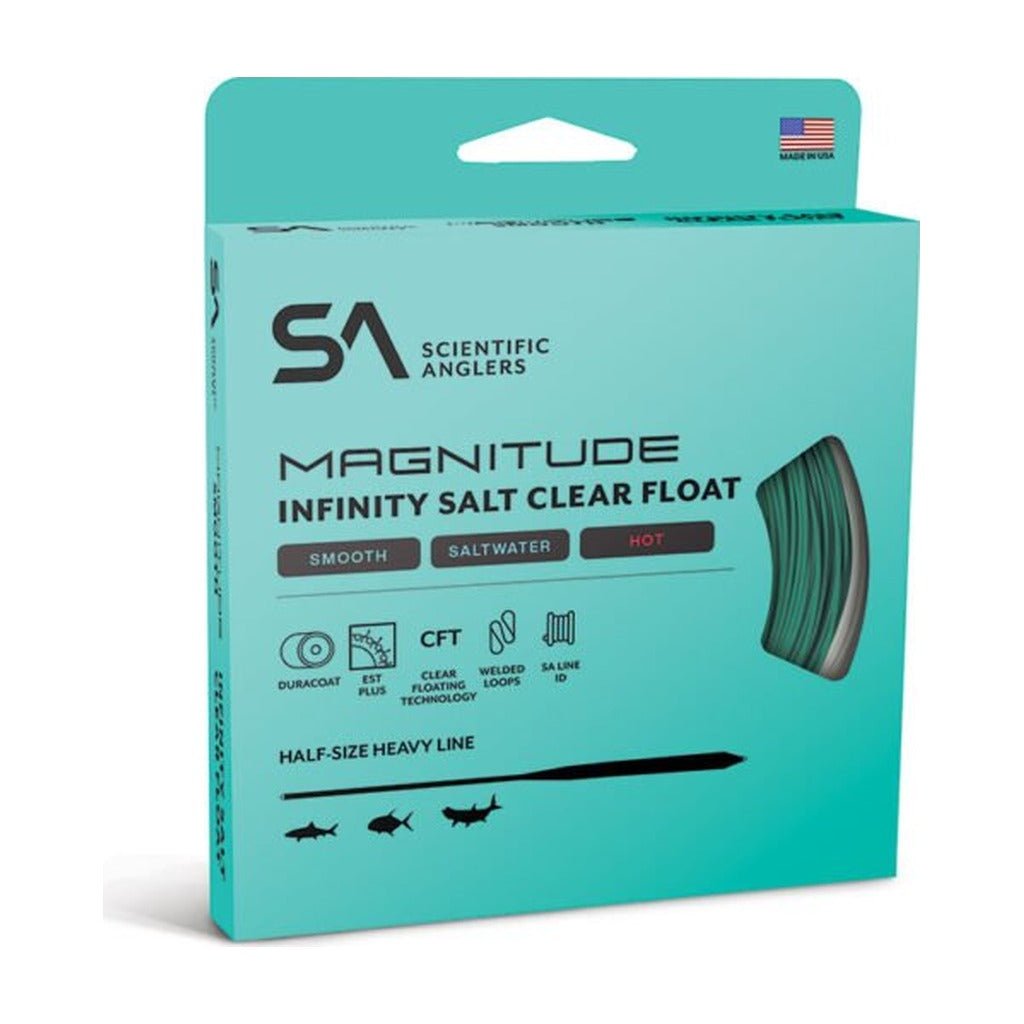 Scientific Anglers - Magnitude Infinity Salt Clear Float Fly Line - Smooth - Fly Lines - Fly Fish Food