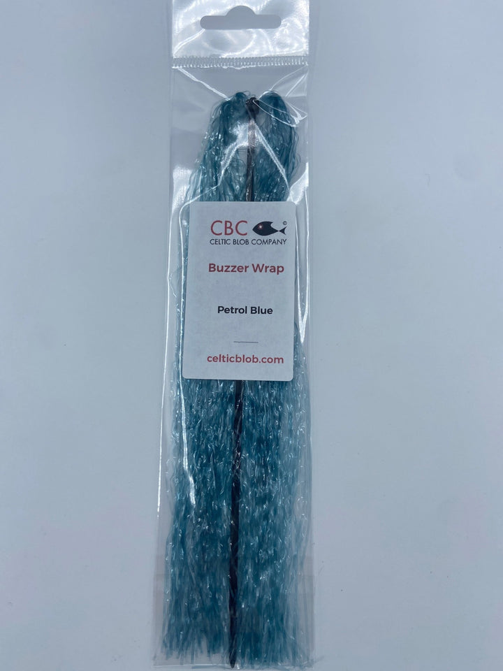 Buzzer Wrap for Chrominoids - Synthetic Fibers &amp; Flash - Fly Fish Food