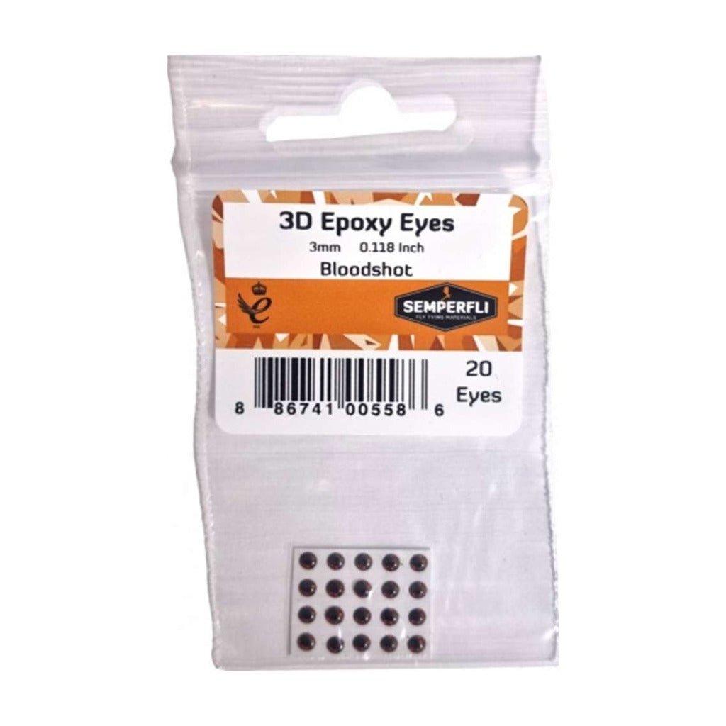 Semperfli 3D Epoxy Eyes - Eyes - Fly Fish Food
