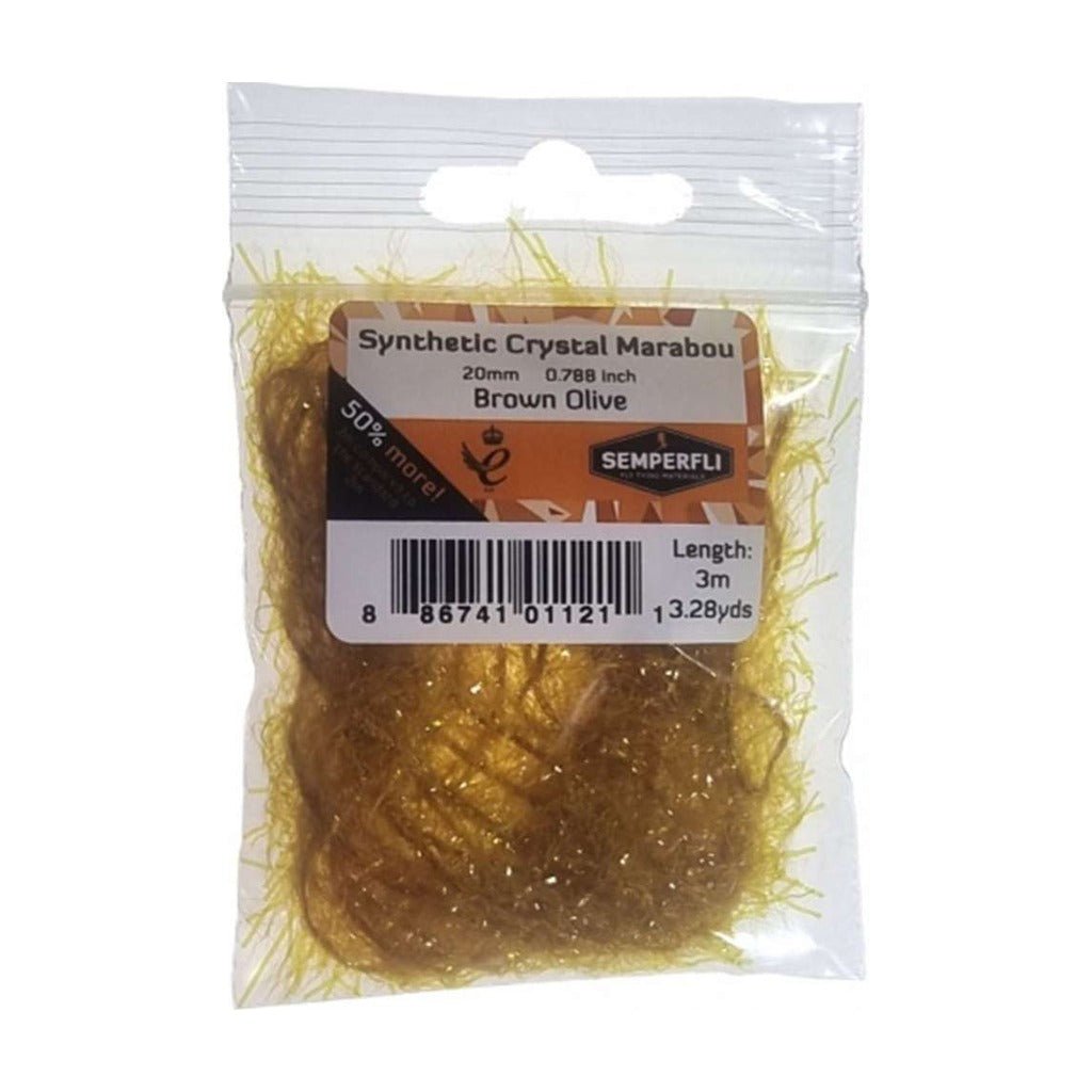 Semperfli Synthetic Crystal Marabou - Misc. Synthetics - Fly Fish Food
