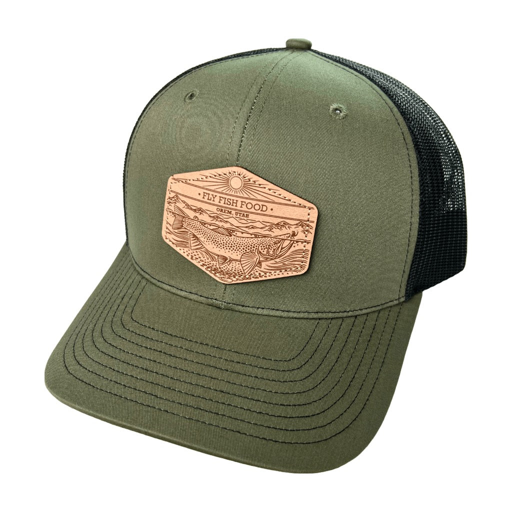 Fly Fish Food Orem, UT &amp; Casey Underwood Hat - Olive - Hats - Fly Fish Food