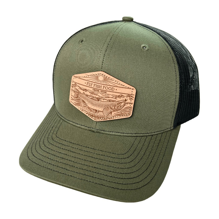 Fly Fish Food Orem, UT &amp; Casey Underwood Hat - Olive - Hats - Fly Fish Food