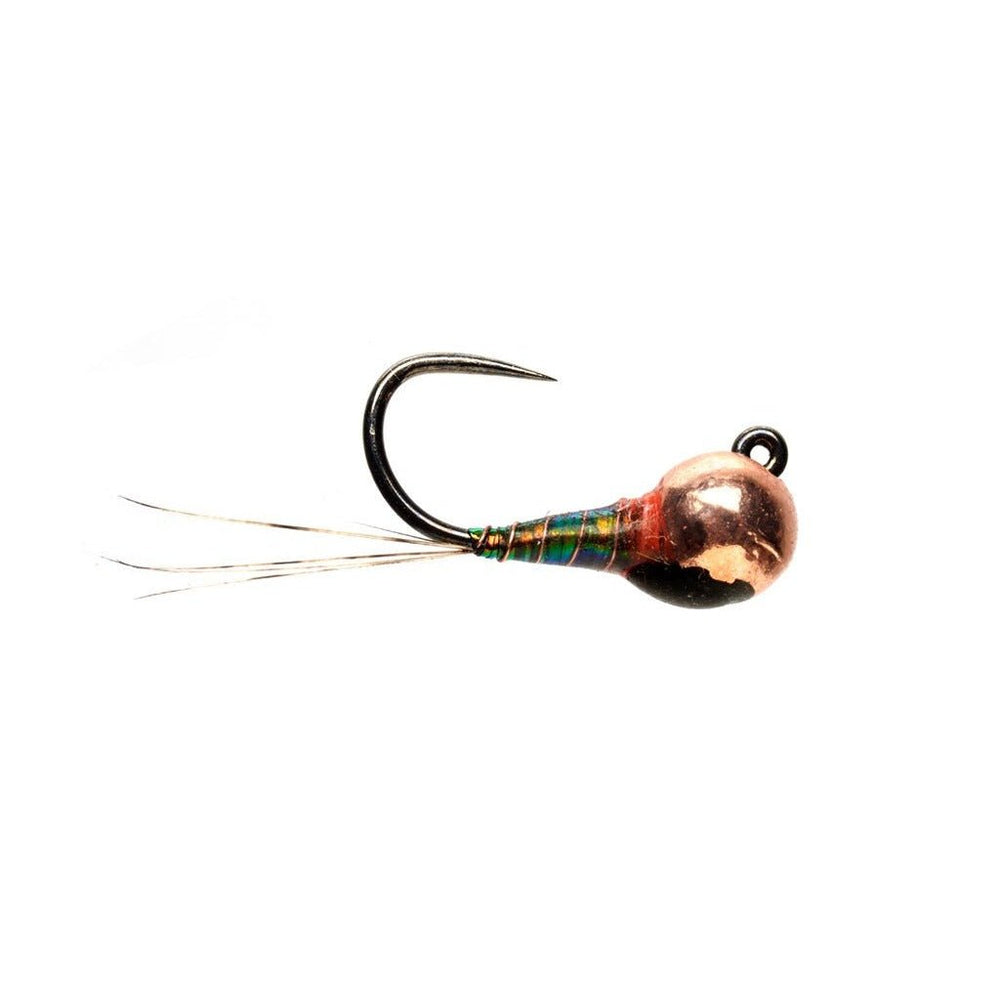 Olsen's Diabaetis Perdigon - Dark Copper & Copper Bead - Barbless - Flies - Fly Fish Food