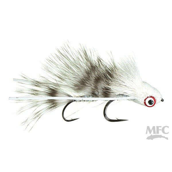 Galloup's Barred Micro Dungeon - White - Flies - Fly Fish Food