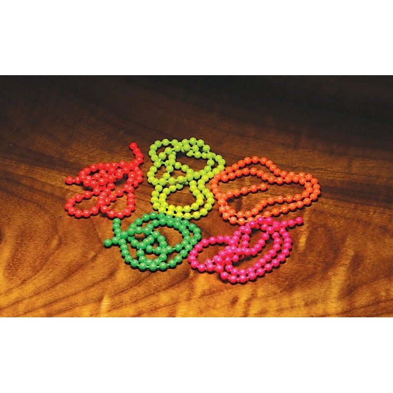 Flourescent Bead Chain Eyes - Medium - Eyes - Fly Fish Food