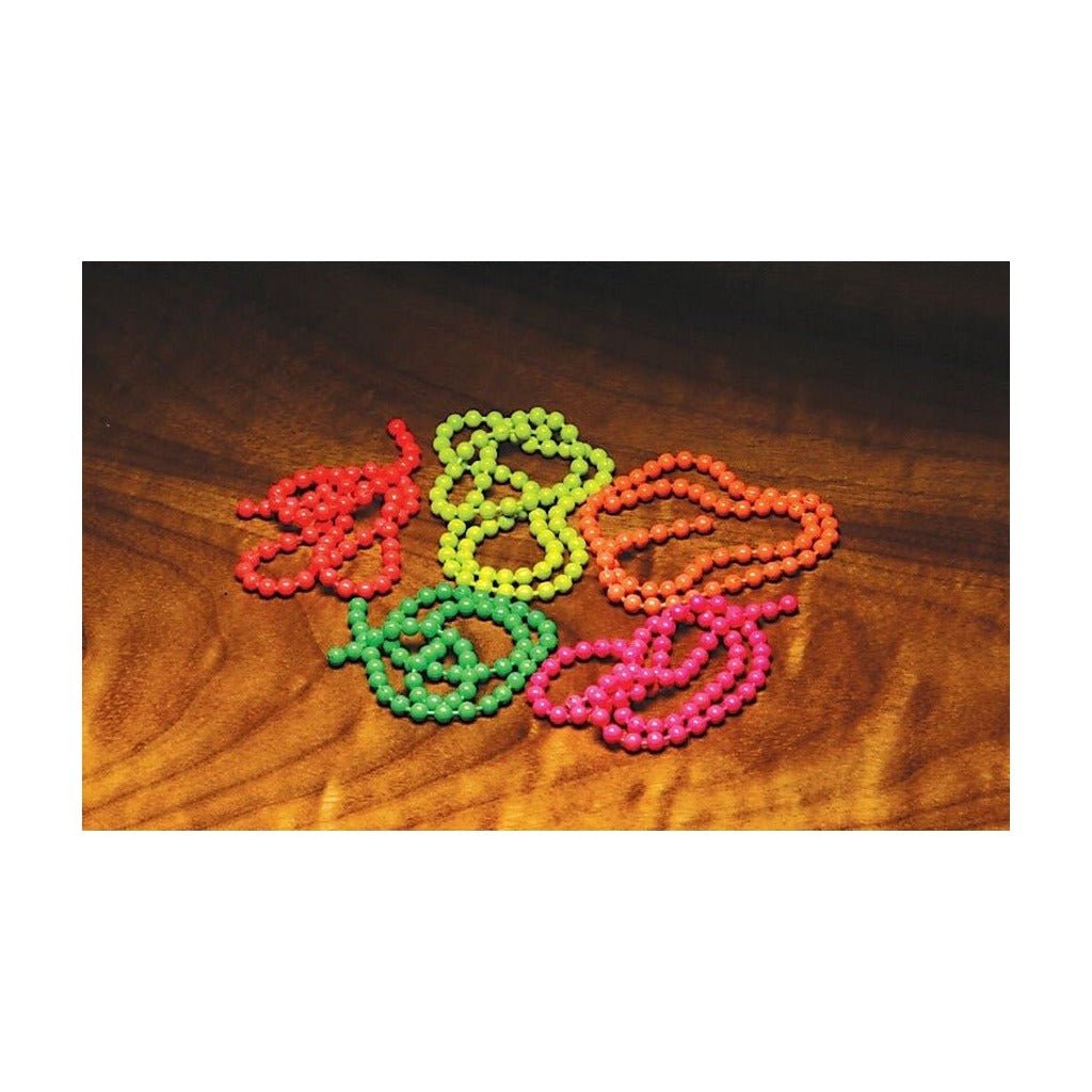 Flourescent Bead Chain Eyes - Medium - Eyes - Fly Fish Food