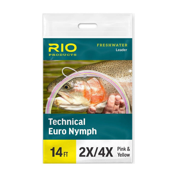 Rio Technical Euro Nymph Leader - 14ft - 2X/4X - Fly Lines - Fly Fish Food