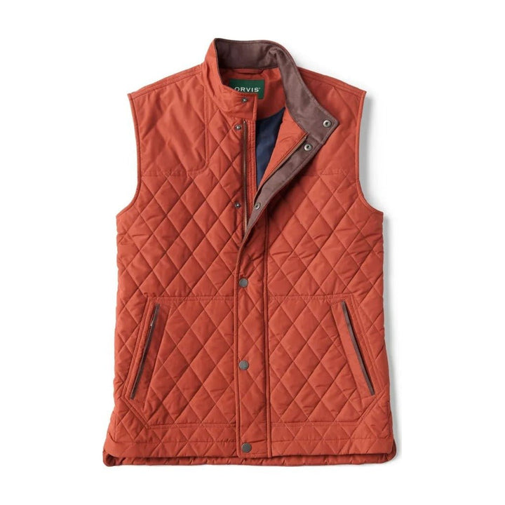 Orvis - RT7 Quilted Vest - Russet - Apparel - Fly Fish Food